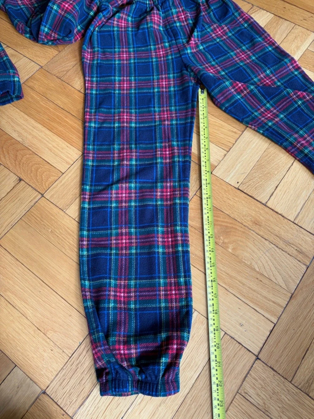GAP Kids Sz. 12 Plaid Pajama Set - Blue & Red, Green. Unisex. Cabincore. Tartan
